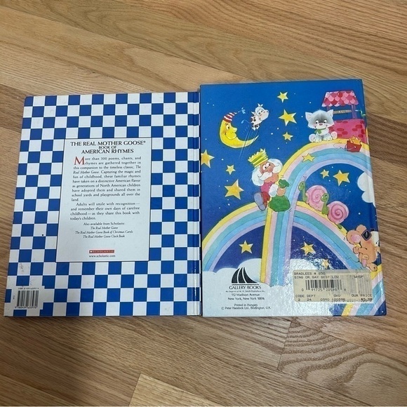 Vintage Nursery Rhyme Book Bundle Hardcover Mother Goose American Sing or Say - Picture 3 of 5